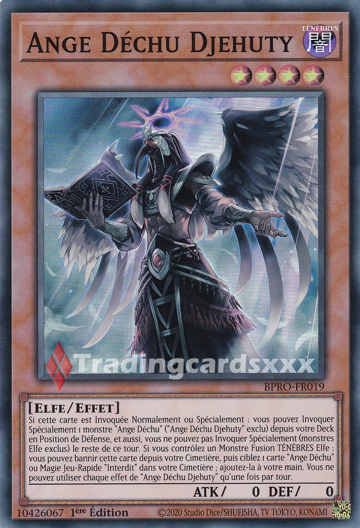 Yu-Gi-Oh! Ange Déchu Djehuty : SR BPRO-FR019