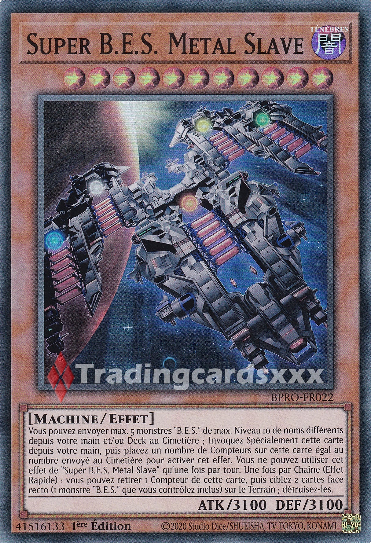 Yu-Gi-Oh! Super B.E.S. Metal Slave : SR BPRO-FR022