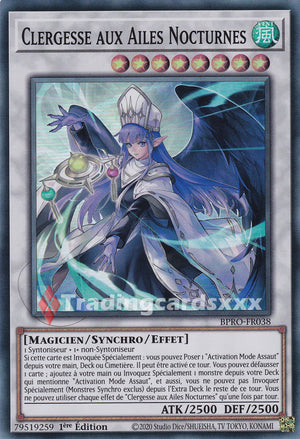 Yu-Gi-Oh! Clergesse aux Ailes Nocturnes : SR BPRO-FR038