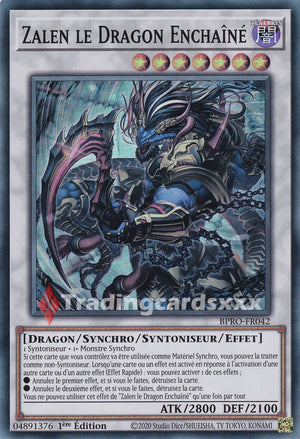 Yu-Gi-Oh! Zalen le Dragon Enchaîné : SR BPRO-FR042
