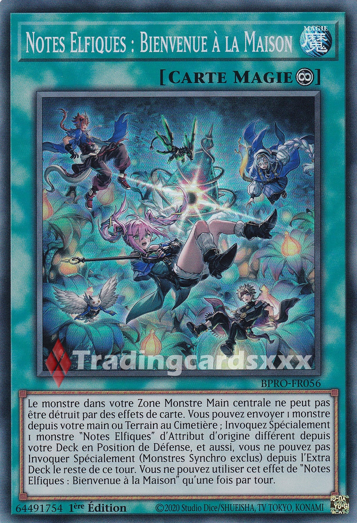 Yu-Gi-Oh! Notes Elfiques : Bienvenue à la Maison : SR BPRO-FR056
