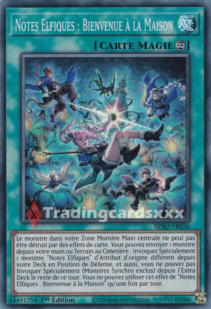 Yu-Gi-Oh! Notes Elfiques : Bienvenue à la Maison : SR BPRO-FR056