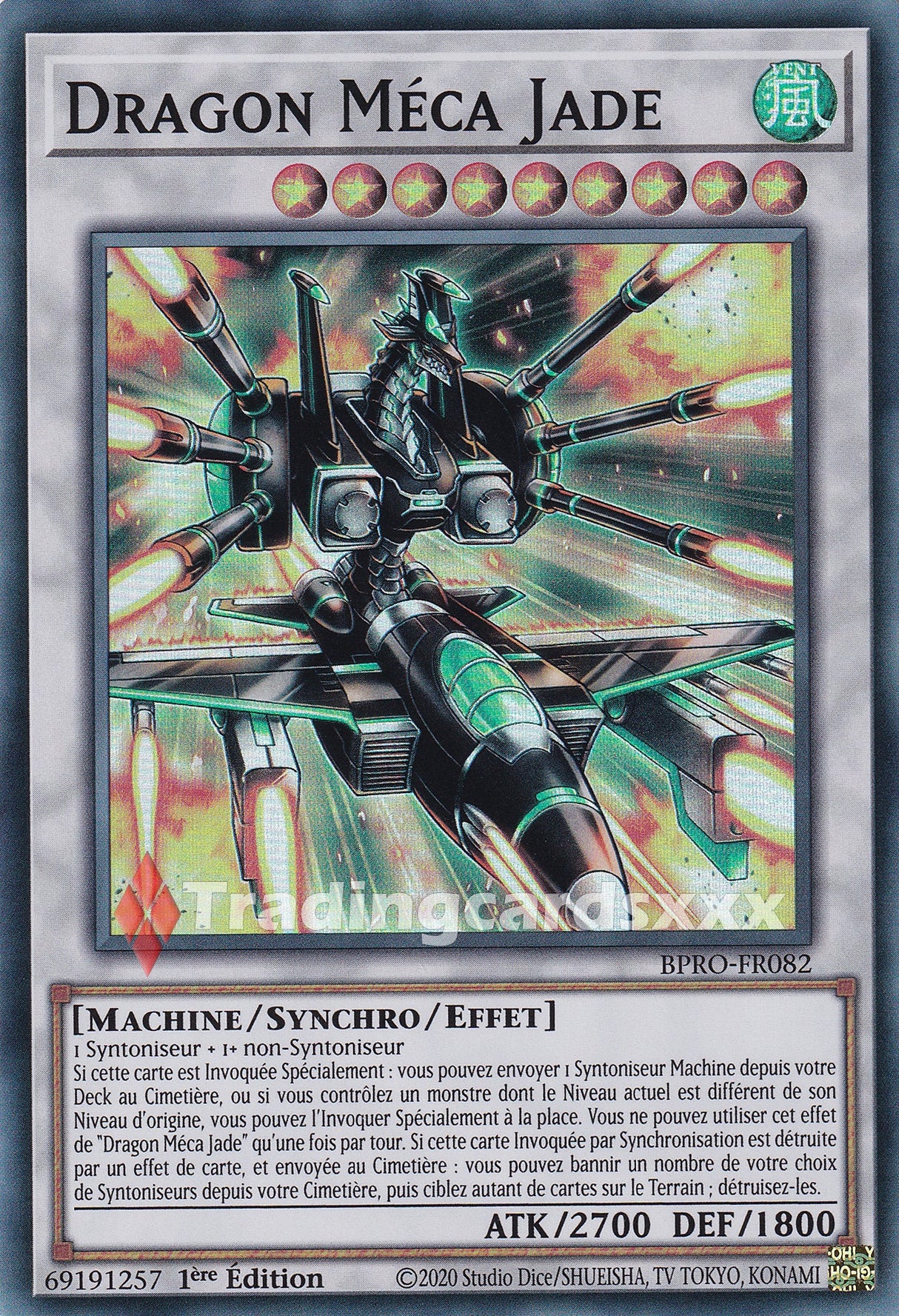 Yu-Gi-Oh! Dragon Méca Jade : SR BPRO-FR082