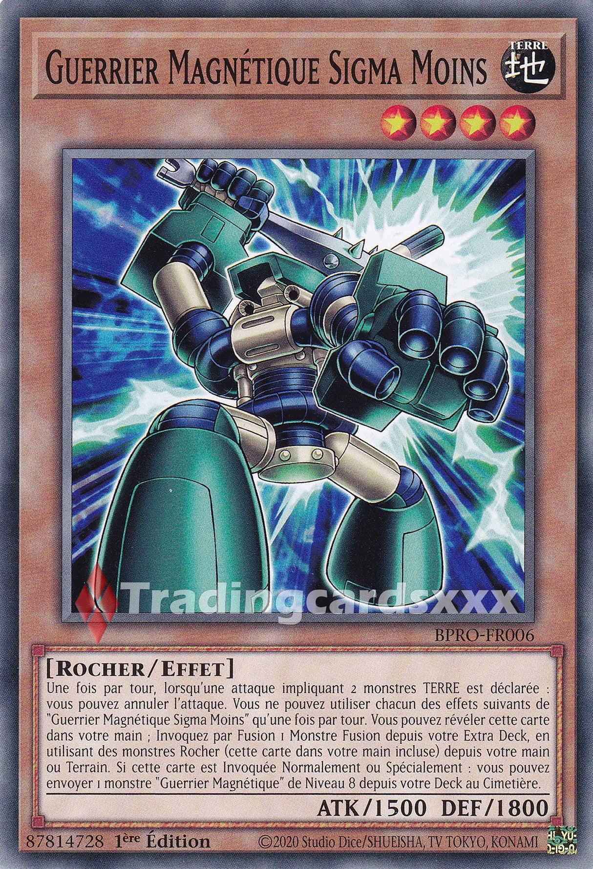 Yu-Gi-Oh! Guerrier Magnétique Sigma Moins : C BPRO-FR006