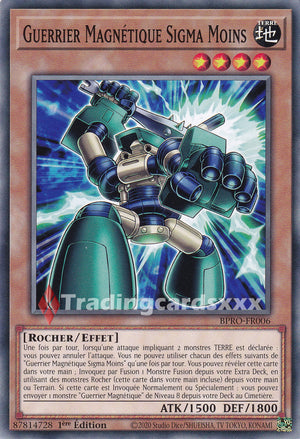 Yu-Gi-Oh! Guerrier Magnétique Sigma Moins : C BPRO-FR006