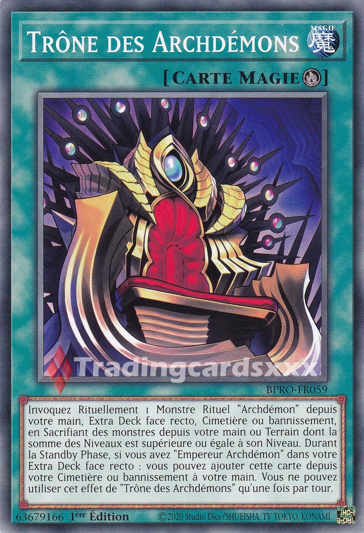 Yu-Gi-Oh! Trône des Archdémons : C BPRO-FR059