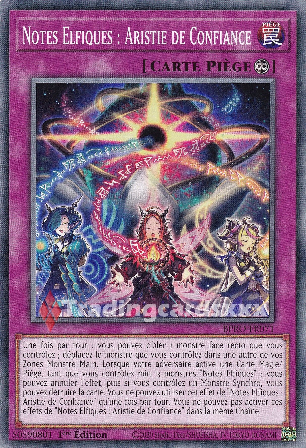 Yu-Gi-Oh! Notes Elfiques : Aristie de Confiance : C BPRO-FR071