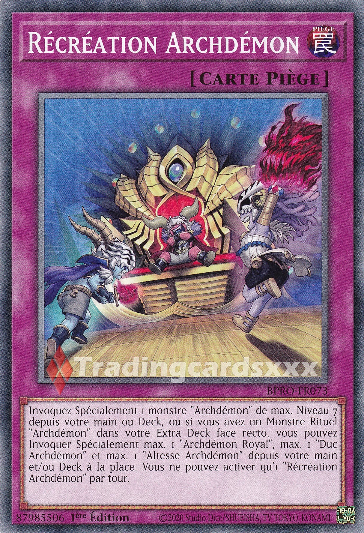 Yu-Gi-Oh! Récréation Archdémon : C BPRO-FR073
