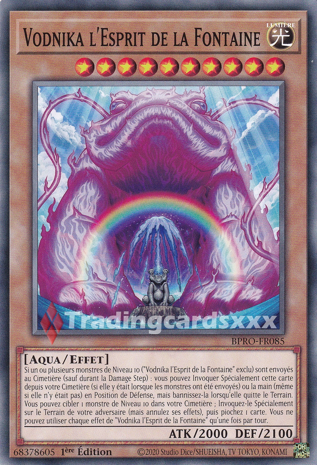 Yu-Gi-Oh! Vodnika l'Esprit de la Fontaine : C BPRO-FR085