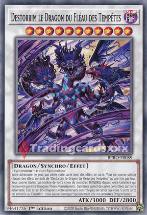 Yu-Gi-Oh! Destorbim le Dragon du Fléau des Tempêtes : C BPRO-FR089