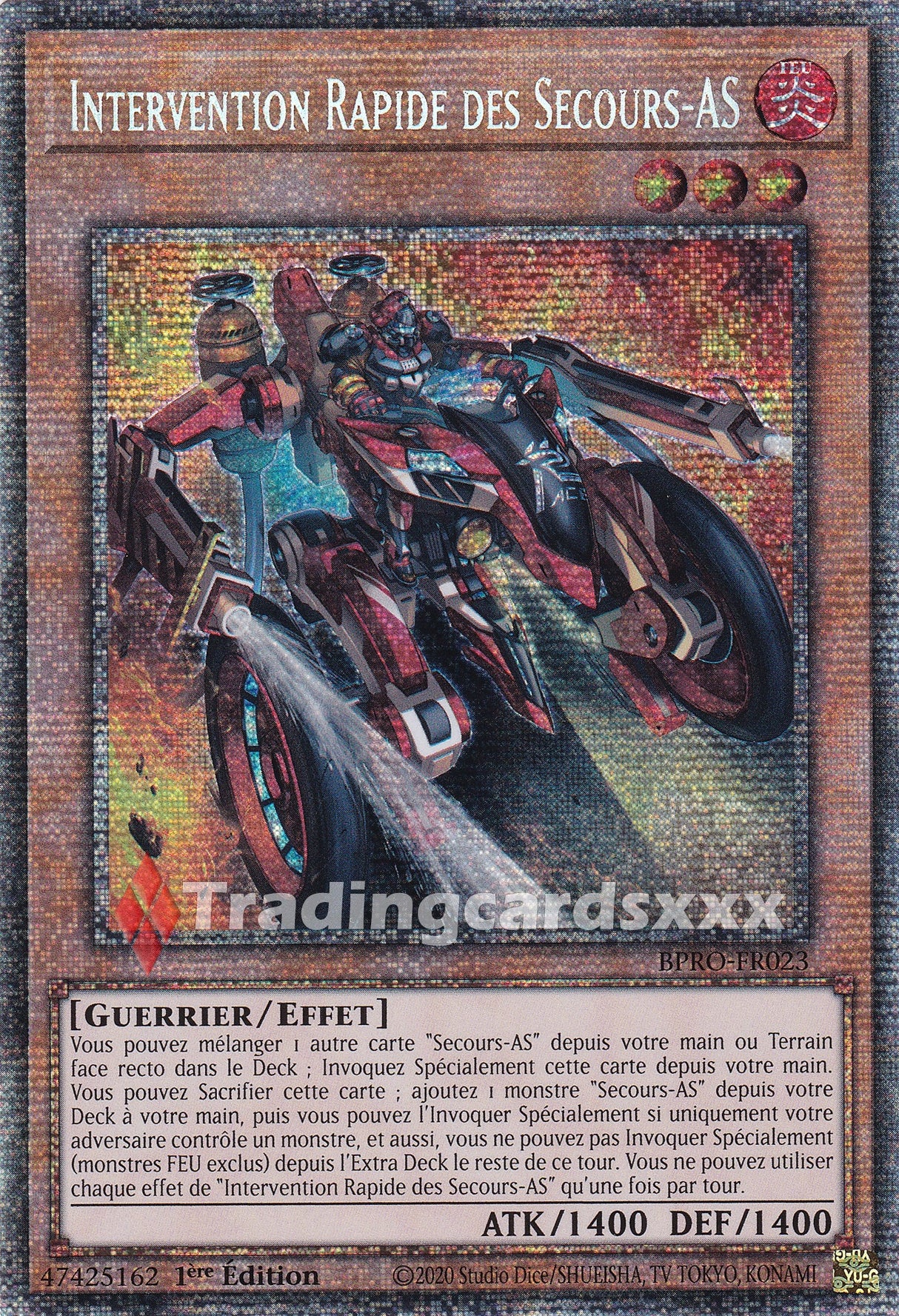 Yu-Gi-Oh! Intervention Rapide des Secours-AS : STAR BPRO-FR023