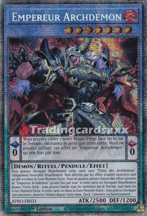 Yu-Gi-Oh! Empereur Archdémon : STAR BPRO-FR031