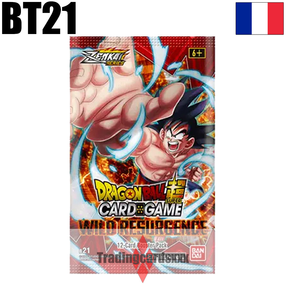 Dragon Ball Super - Booster de 12 cartes B21 : Wild Resurgence