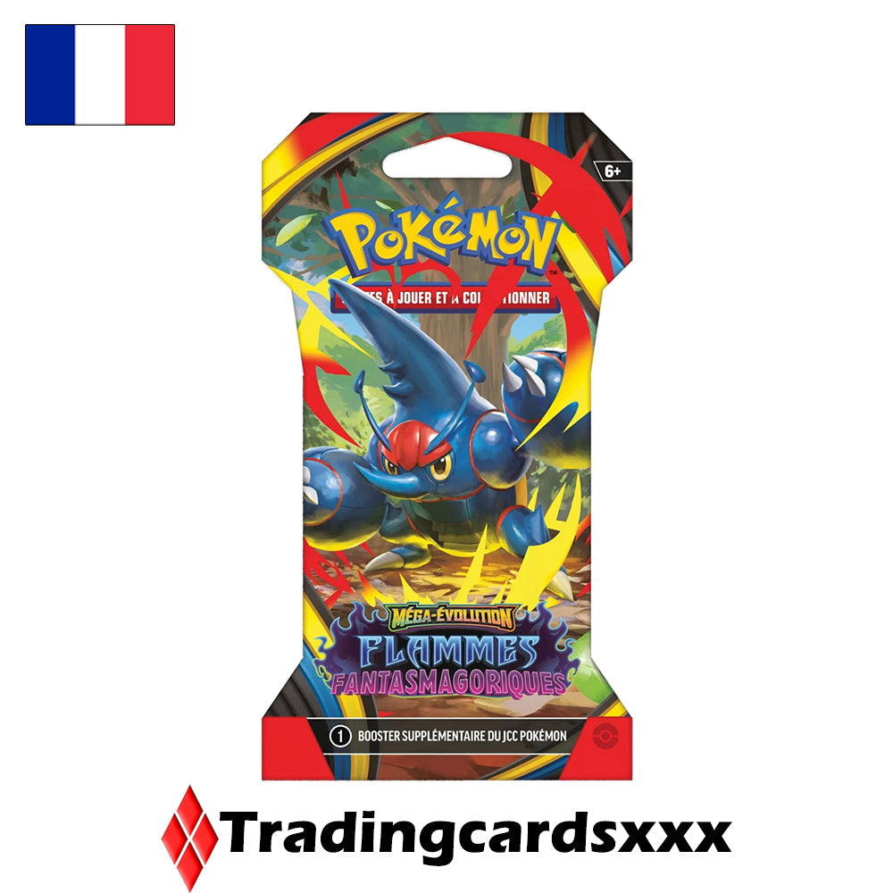 Pokémon - Booster sous blister de 10 cartes ME02 : Flammes Fantasmagoriques