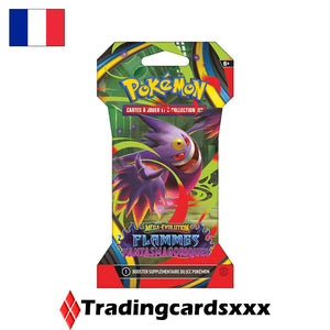 Pokémon - Booster sous blister de 10 cartes ME02 : Flammes Fantasmagoriques