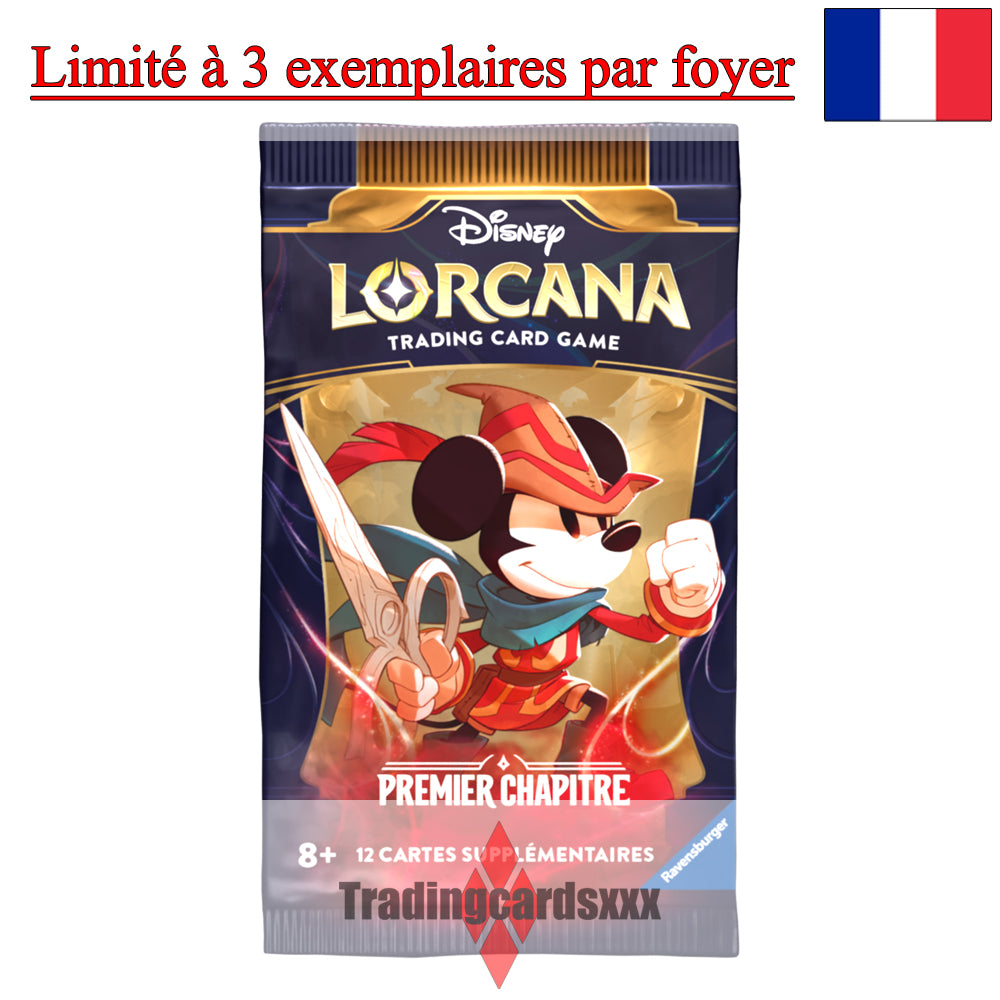 Disney Lorcana TCG - Booster de 12 cartes  : Premier Chapitre