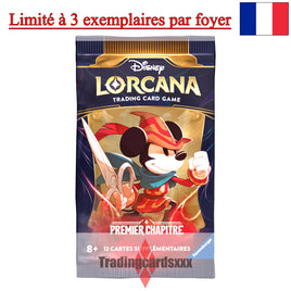 [LIMITE 3] Disney Lorcana TCG - Booster de 12 cartes  : Premier Chapitre