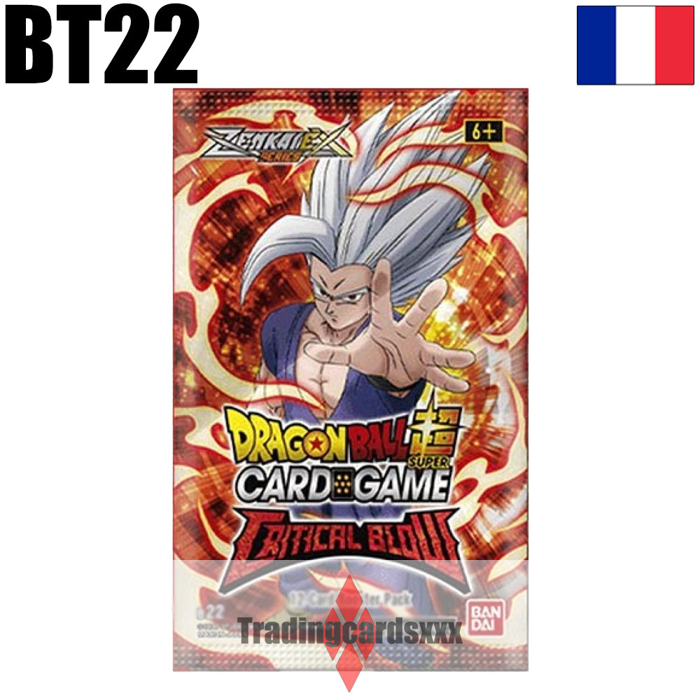 Dragon Ball Super - Booster de 12 cartes B22 : Critical Blow