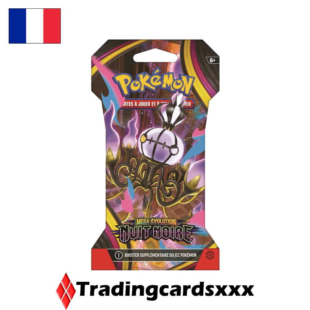 Pokémon - Booster sous blister de 10 cartes ME05 : Nuit Noire