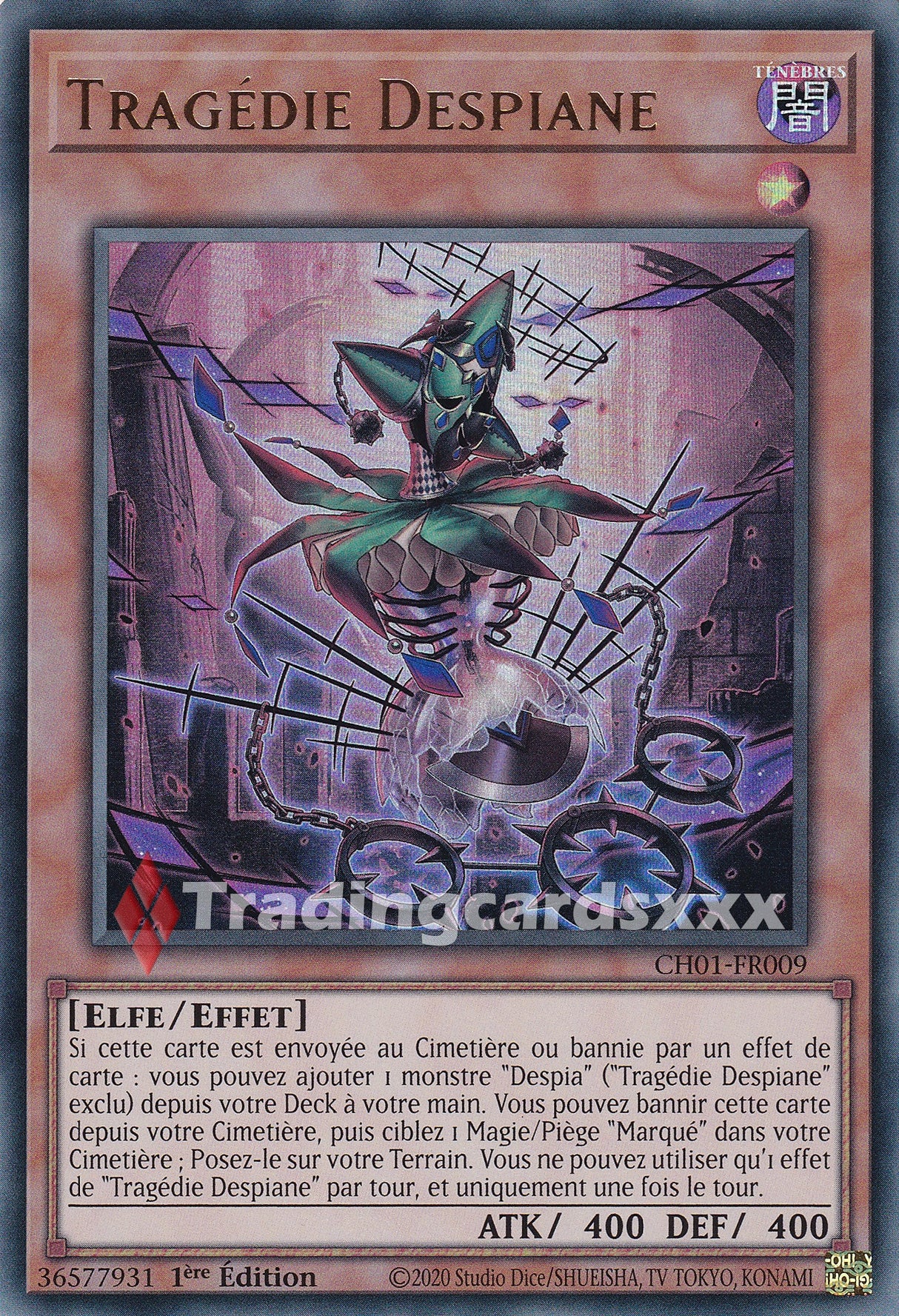 Yu-Gi-Oh! Tragédie Despiane : UR CH01-FR009