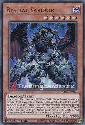 Yu-Gi-Oh! Bystial Saronir : UR CH01-FR012