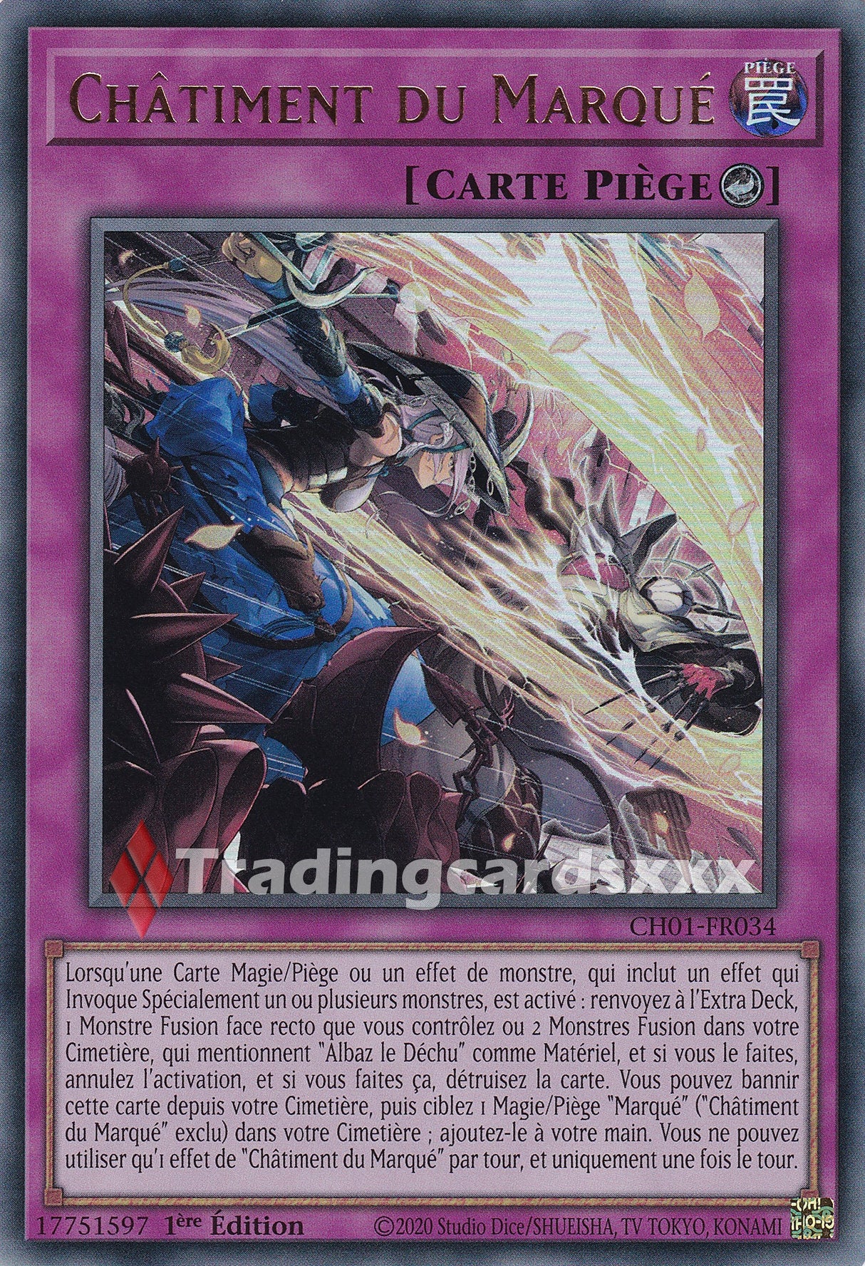 Yu-Gi-Oh! Châtiment du Marqué : UR CH01-FR034