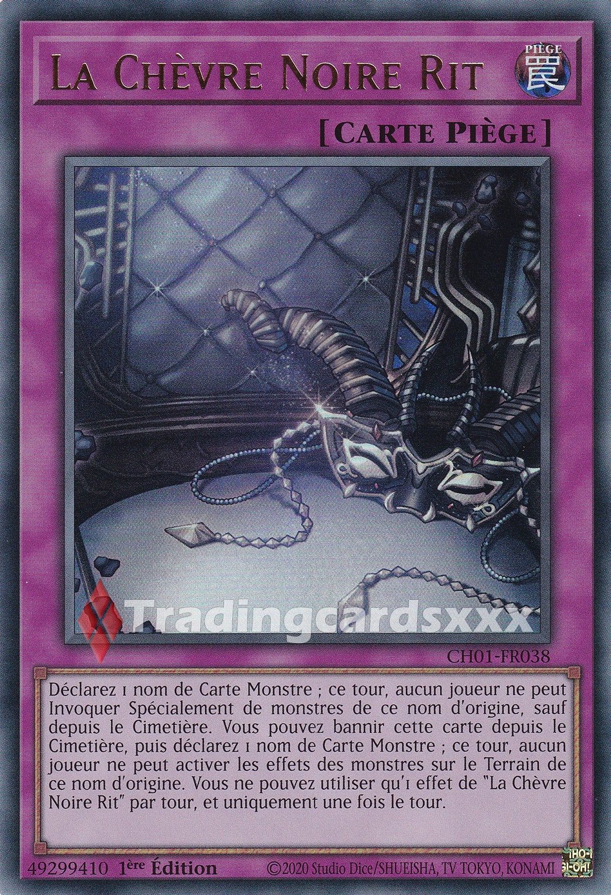 Yu-Gi-Oh! La Chèvre Noire Rit : UR CH01-FR038