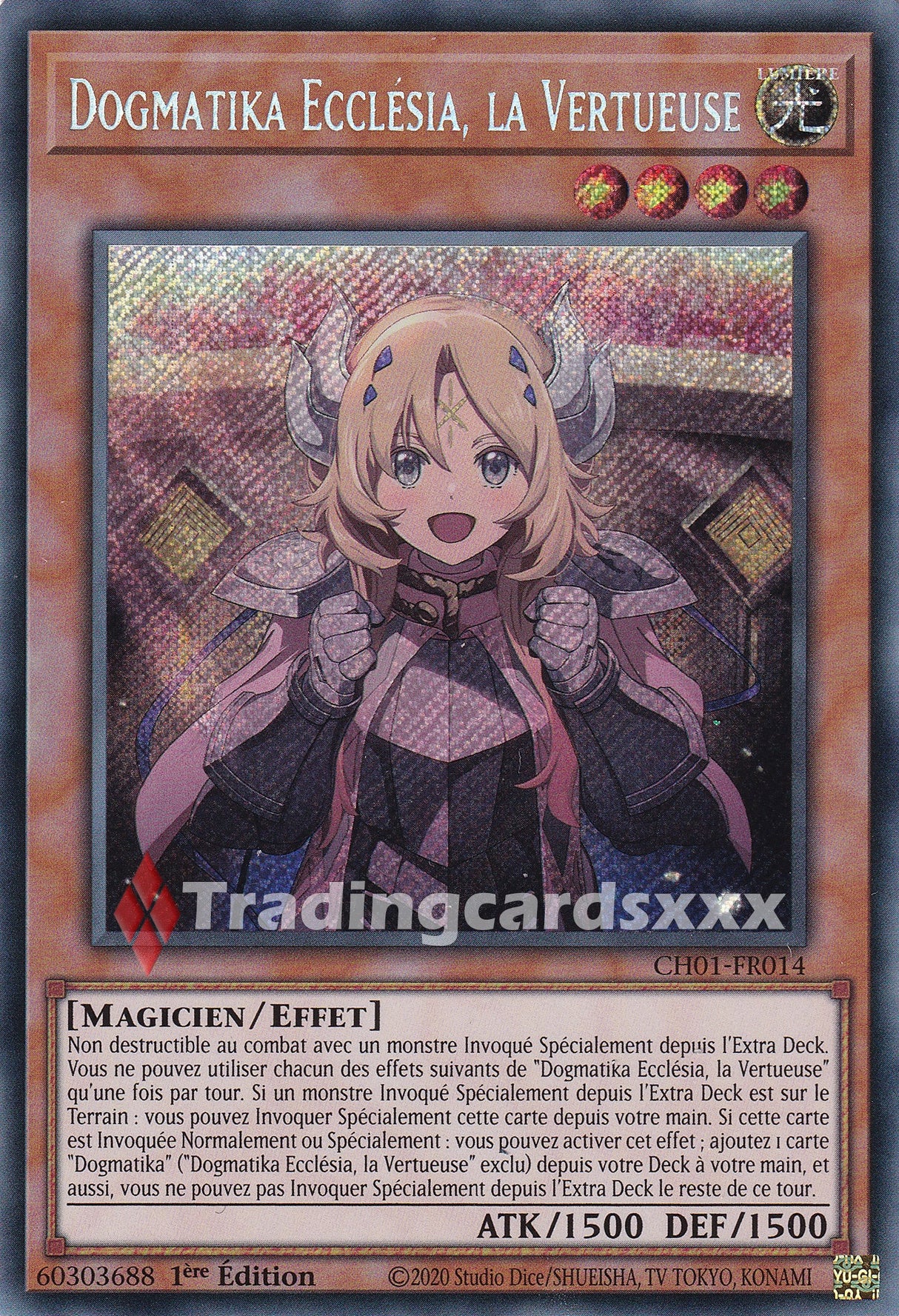 Yu-Gi-Oh! Dogmatika Ecclésia, la Vertueuse : SE CH01-FR014