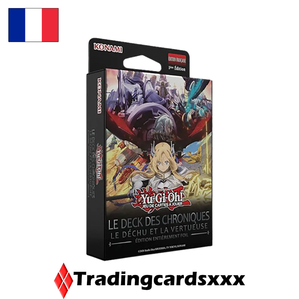 Yu-Gi-Oh! Display de 8 Decks des Chroniques : Le Déchu et la Vertueuse