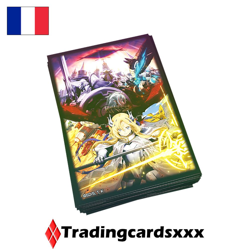 Konami - 50 Protèges Cartes Yu-Gi-Oh! Card Sleeves : The Fallen & The Virtuous