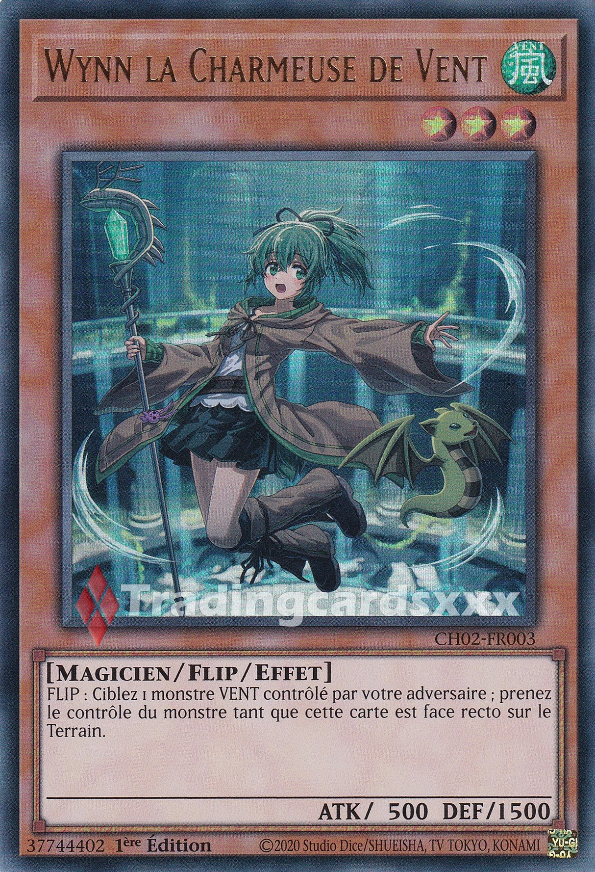 Yu-Gi-Oh! Wynn la Charmeuse de Vent : UR CH02-FR003