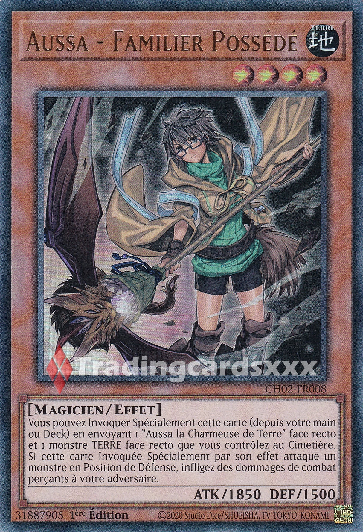 Yu-Gi-Oh! Aussa - Familier Possédé : UR CH02-FR008