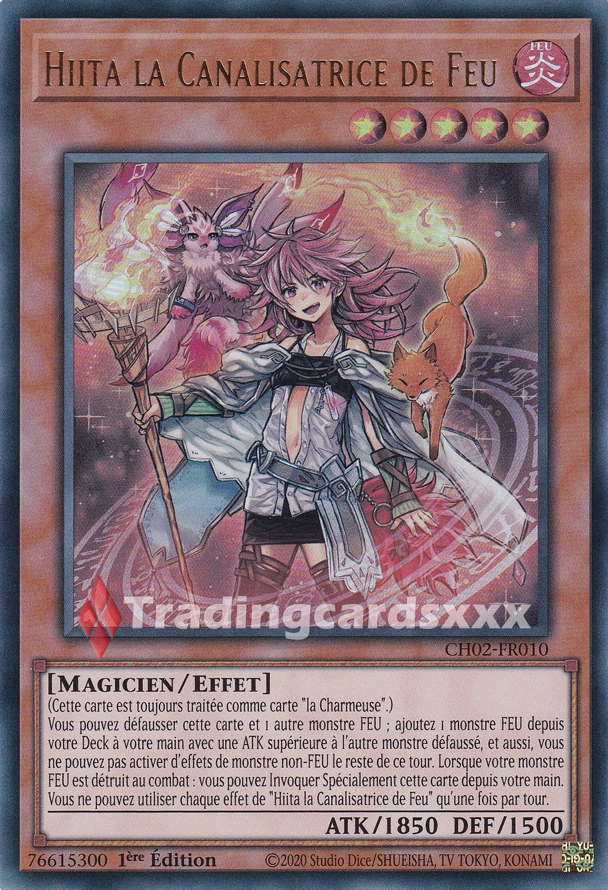 Yu-Gi-Oh! Hiita la Canalisatrice de Feu : UR CH02-FR010
