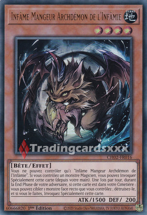 Yu-Gi-Oh! Infâme Mangeur Archdémon de l'Infâmie : UR CH02-FR016