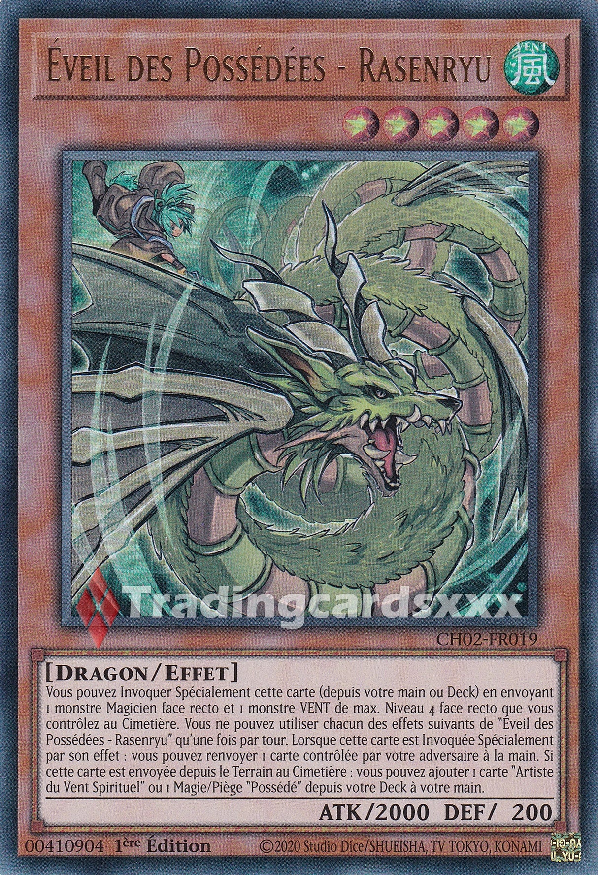 Yu-Gi-Oh! Éveil des Possédées - Rasenryu : UR CH02-FR019
