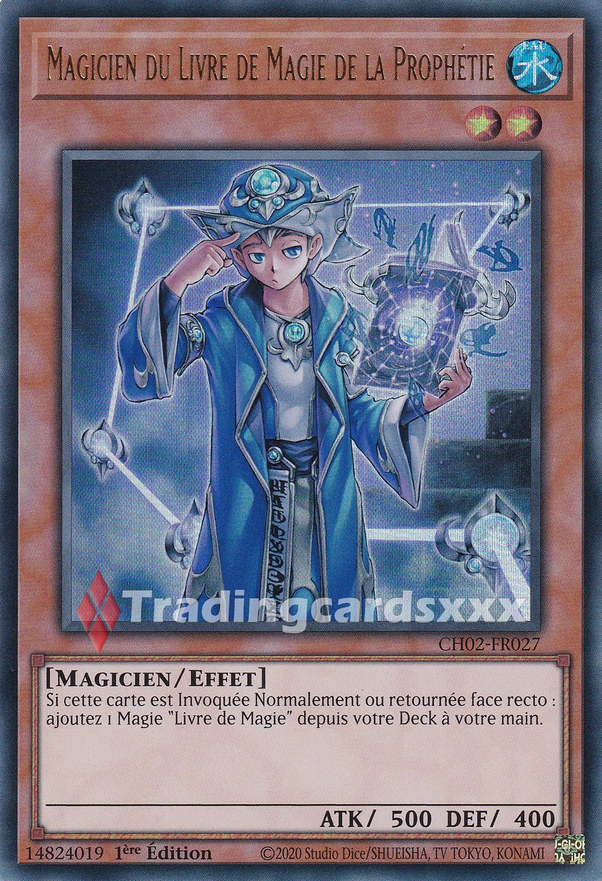 Yu-Gi-Oh! Magicien du Livre de Magie de la Prophétie : UR CH02-FR027