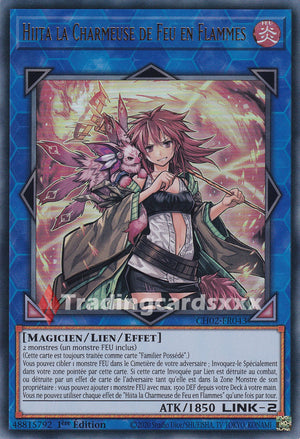 Yu-Gi-Oh! Hiita la Charmeuse de Feu en Flammes : UR CH02-FR043