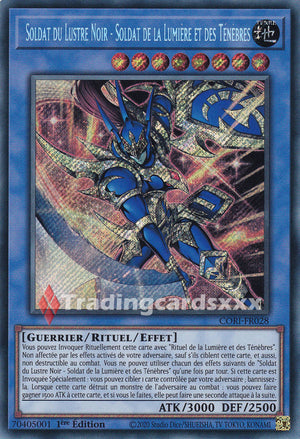 Yu-Gi-Oh! Soldat du Lustre Noir - Soldat de la Lumière et des Ténèbres : SE CORI-FR028