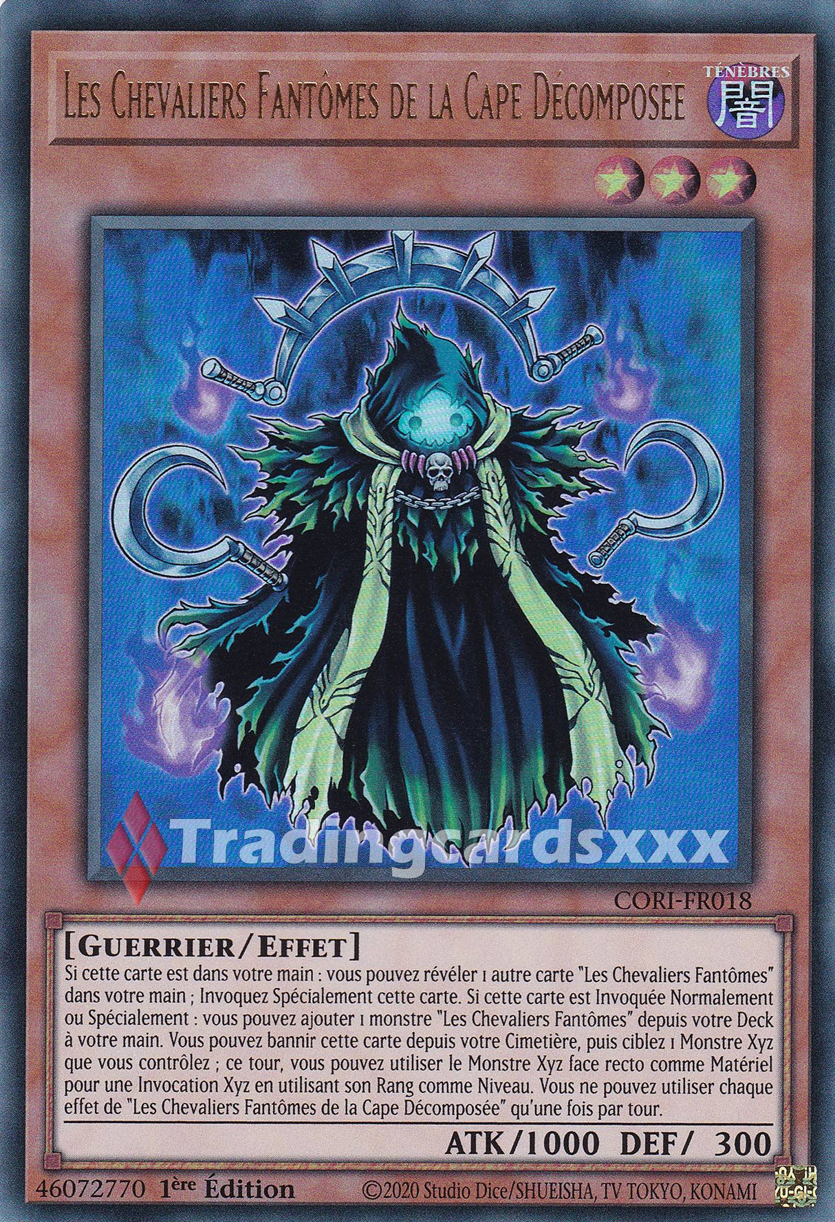 Yu-Gi-Oh! Les Chevaliers Fantômes de la Cape Décomposée : UR CORI-FR018