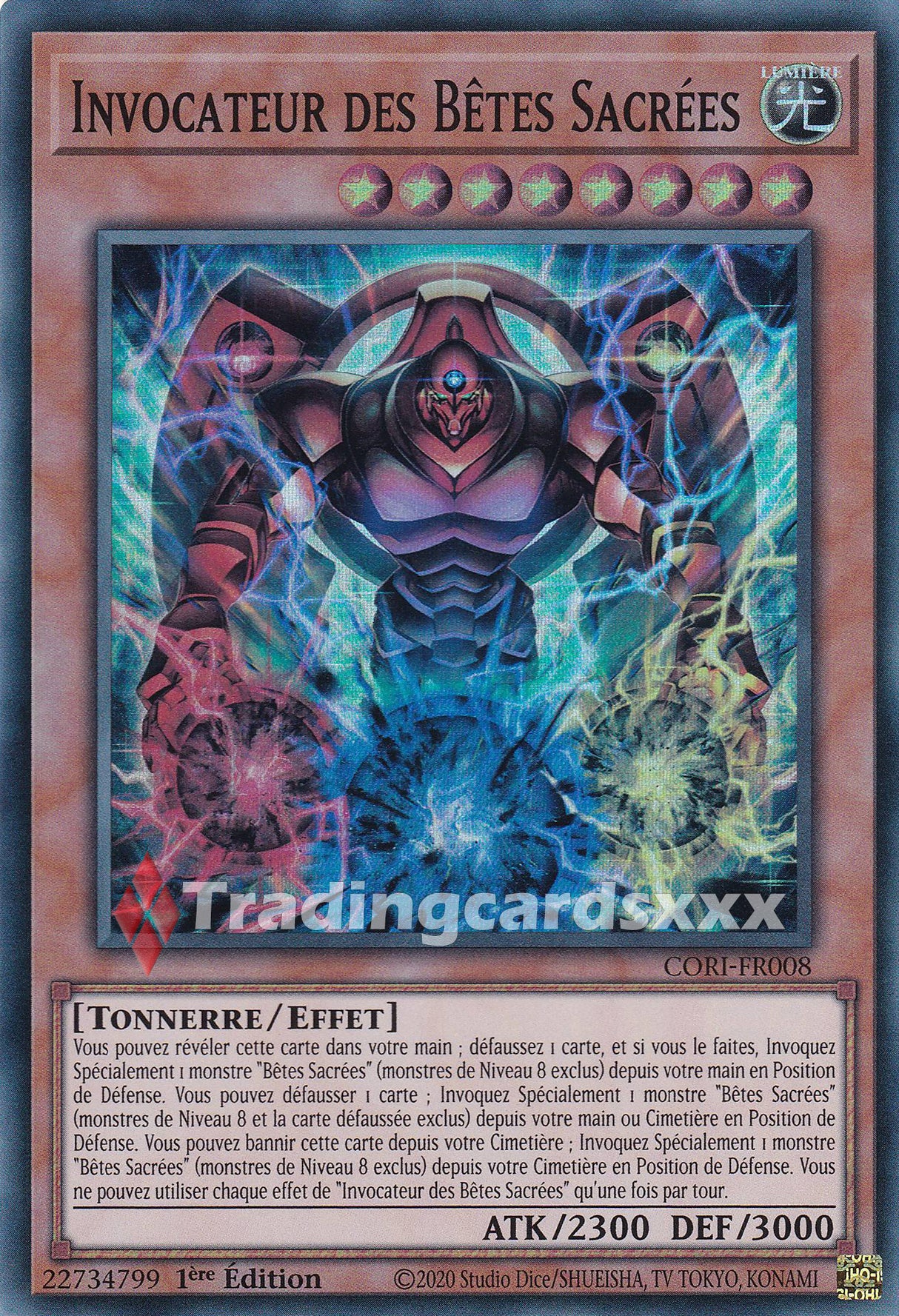 Yu-Gi-Oh! Invocateur des Bêtes Sacrées : SR CORI-FR008