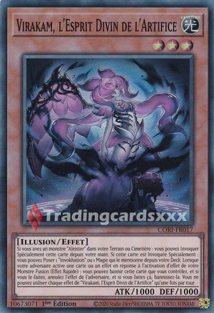 Yu-Gi-Oh! Virakam, l'Esprit Divin de l'Artifice : SR CORI-FR017