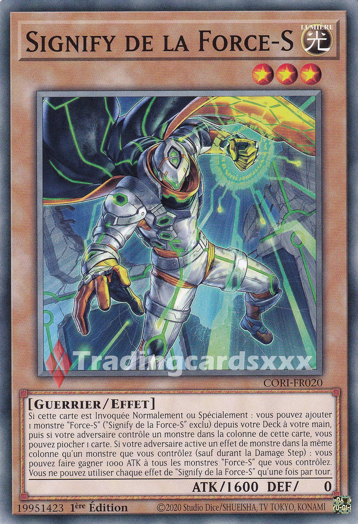 Yu-Gi-Oh! Signify de la Force-S : C CORI-FR020