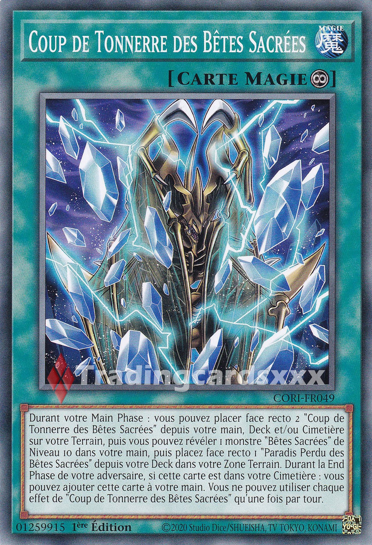 Yu-Gi-Oh! Coup de Tonnerre des Bêtes Sacrées : C CORI-FR049