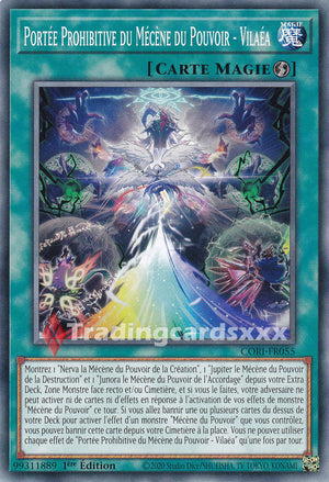Yu-Gi-Oh! Portée Prohibitive du Mécène du Pouvoir - Vilaéa : C CORI-FR055