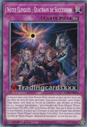 Yu-Gi-Oh! Notes Elfiques : Quatrain de Succession : C CORI-FR072