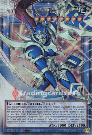 Yu-Gi-Oh! Soldat du Lustre Noir - Soldat de la Lumière et des Ténèbres : OF UR CORI-FR028