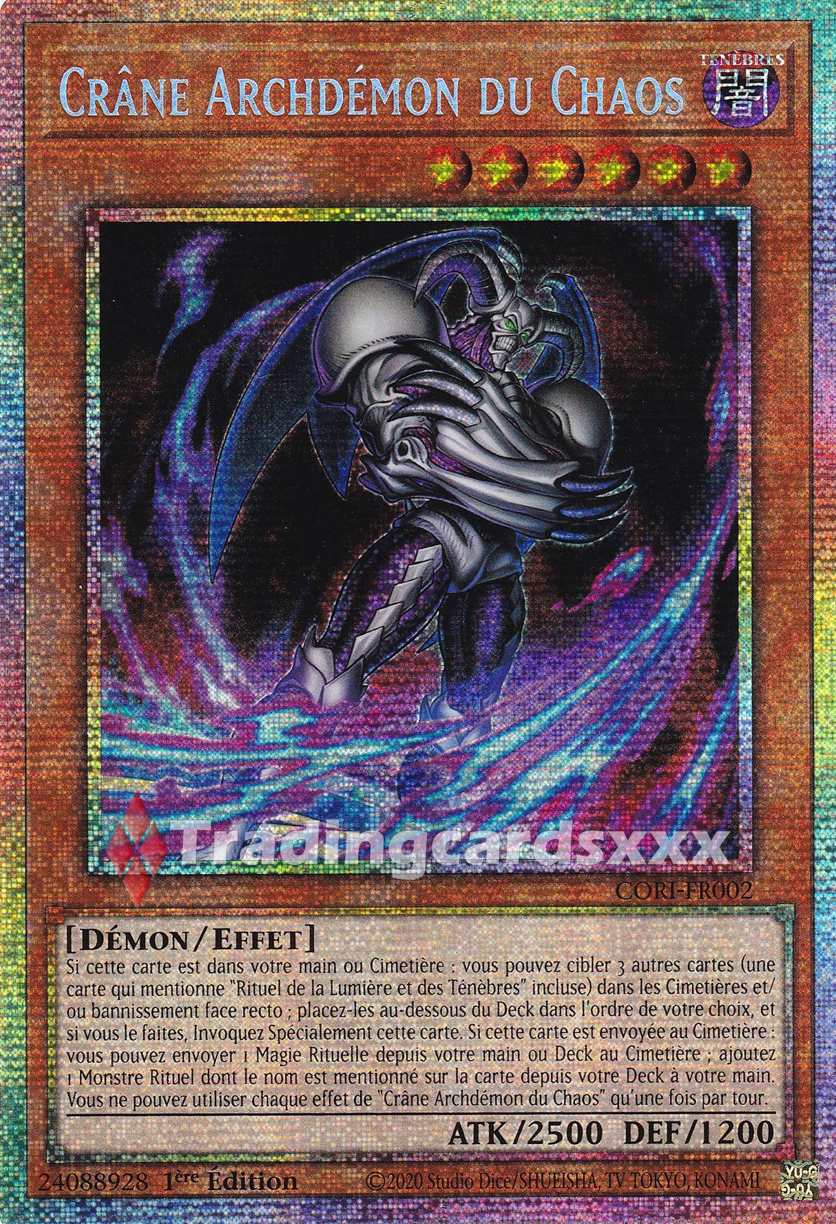 Yu-Gi-Oh! Crâne Archdémon du Chaos : STAR CORI-FR002