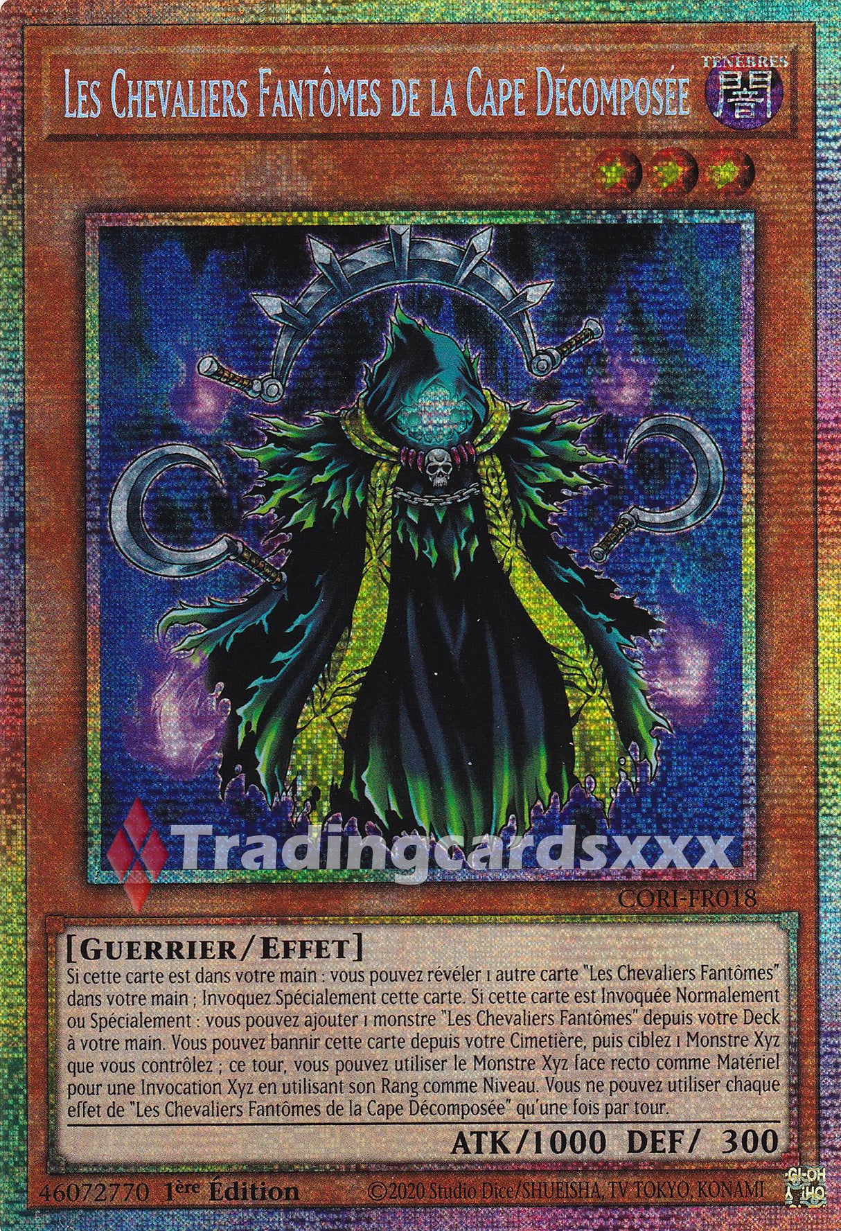 Yu-Gi-Oh! Les Chevaliers Fantômes de la Cape Décomposée : STAR CORI-FR018