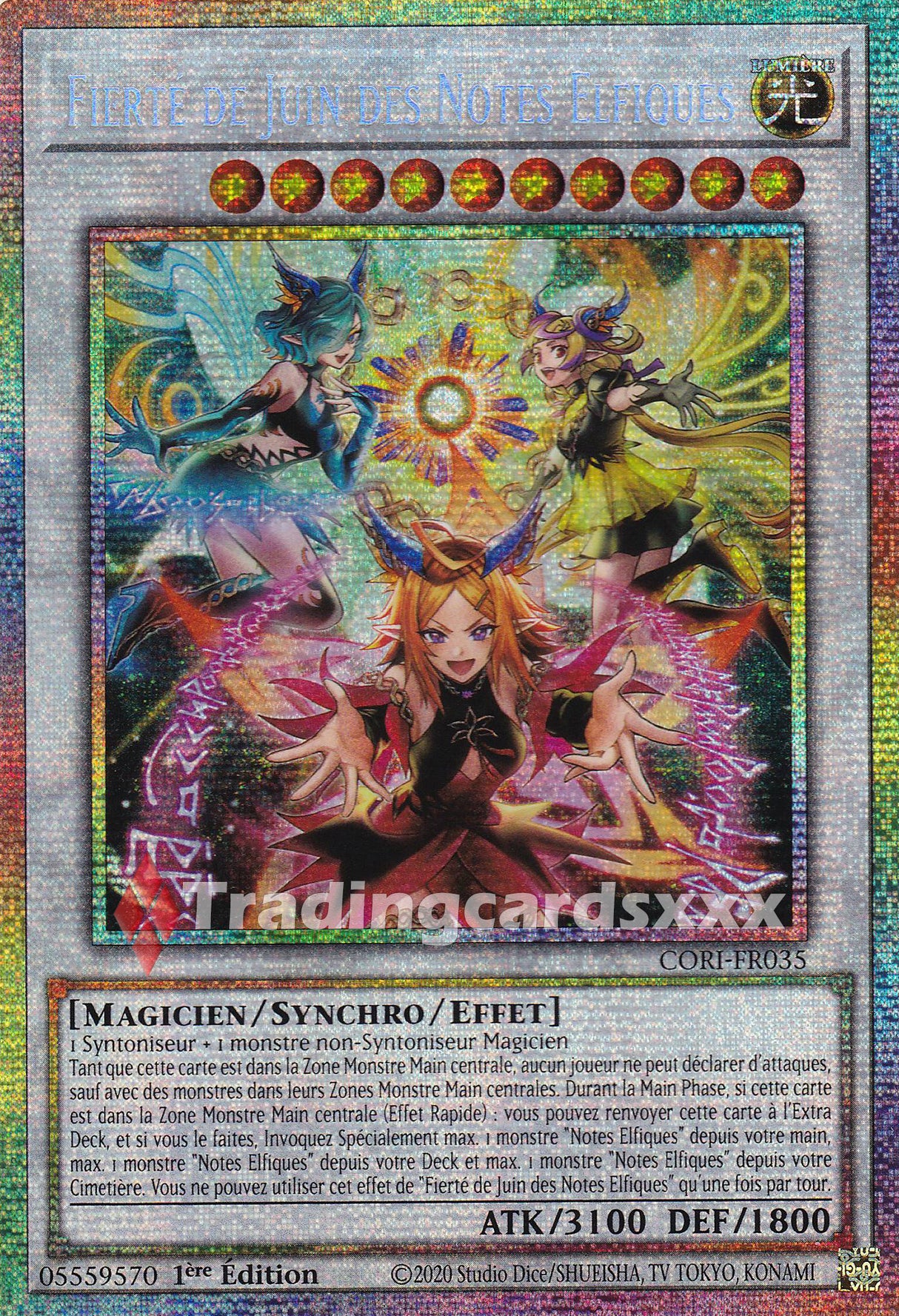 Yu-Gi-Oh! Fierté de Juin des Notes Elfiques : STAR CORI-FR035