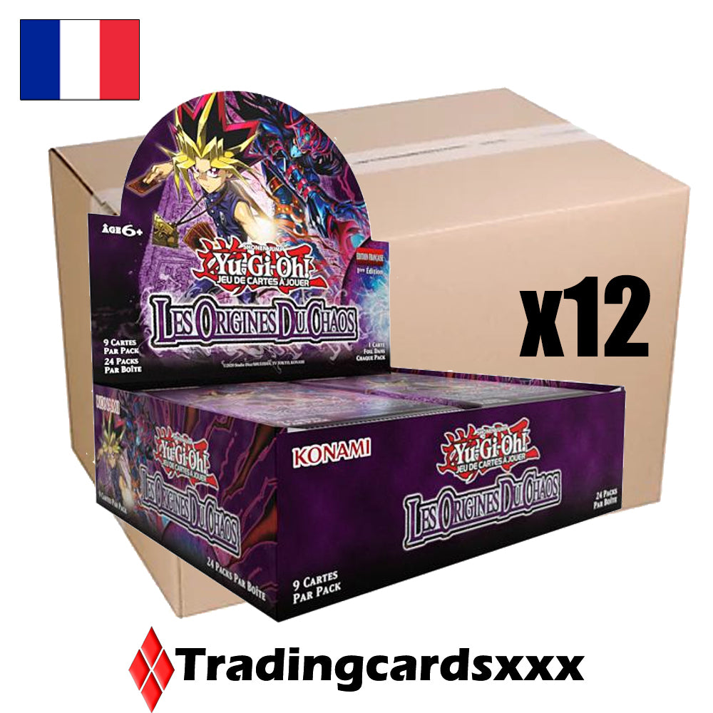 Yu-Gi-Oh! Carton de 12 displays : Les Origines du Chaos
